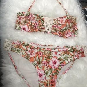 H&M Bikini ser size 8 floral